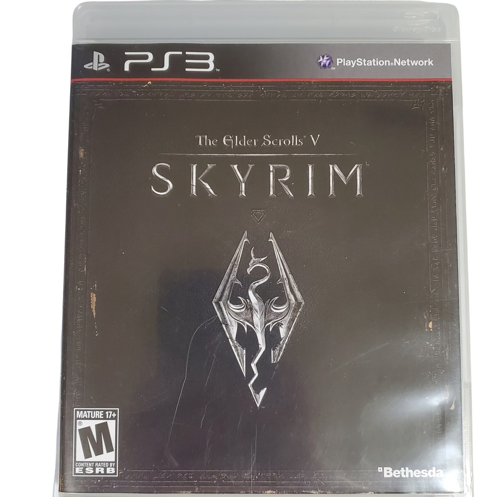 The Elder Scrolls V Skyrim Sony PlayStation 3 PS3 Game with Manual Bethesda